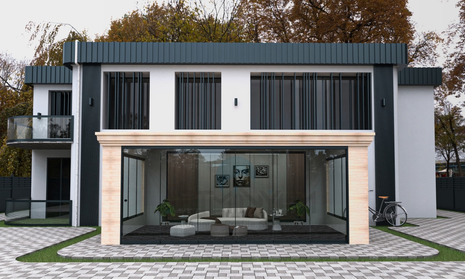ESG10 CustomLine - Glasschiebewand mit 10mm Sicherheitsglas nach Maß ESG10 CustomLine - Glasschiebewand mit 10mm Sicherheitsglas nach Maß
